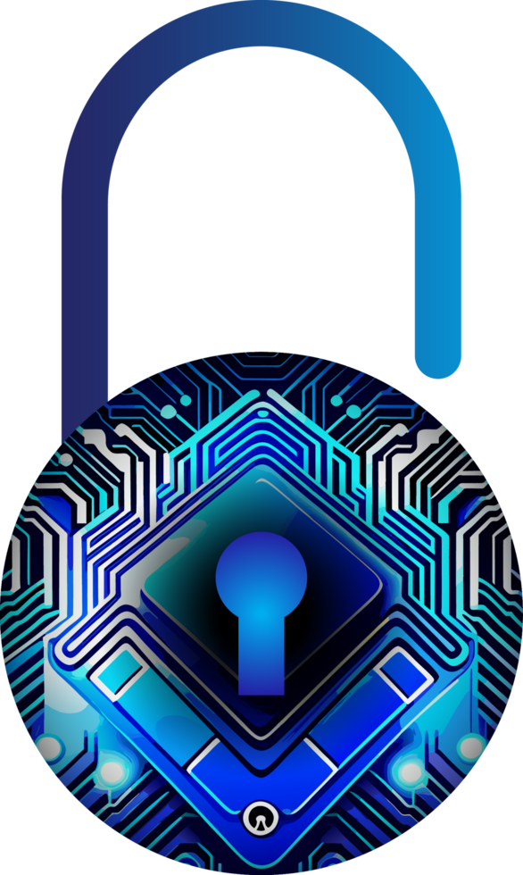 Modern Technology Cybersecurity Icon Crop-out png
