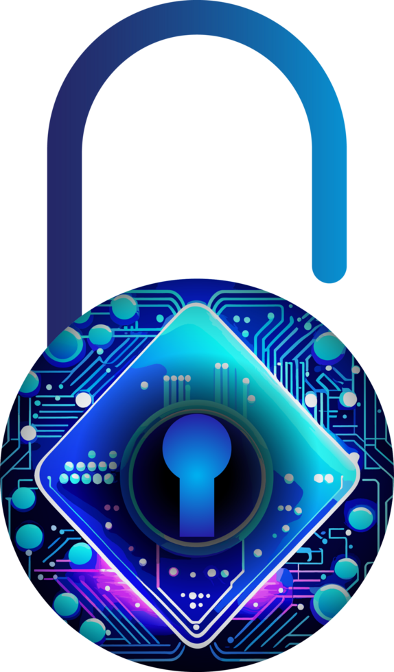 Modern Technology Cybersecurity Icon Crop-out png