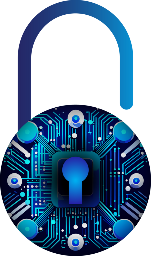 Modern Technology Cybersecurity Icon Crop-out png