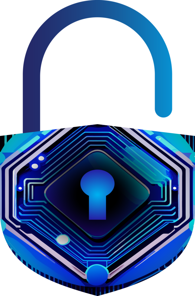 Modern Technology Cybersecurity Icon Crop-out png