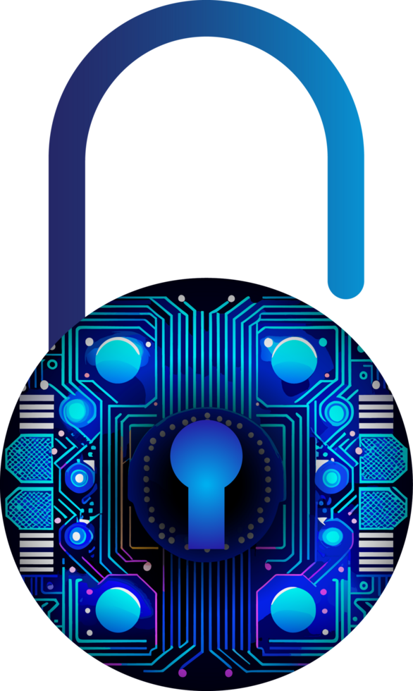 Modern Technology Cybersecurity Icon Crop-out png