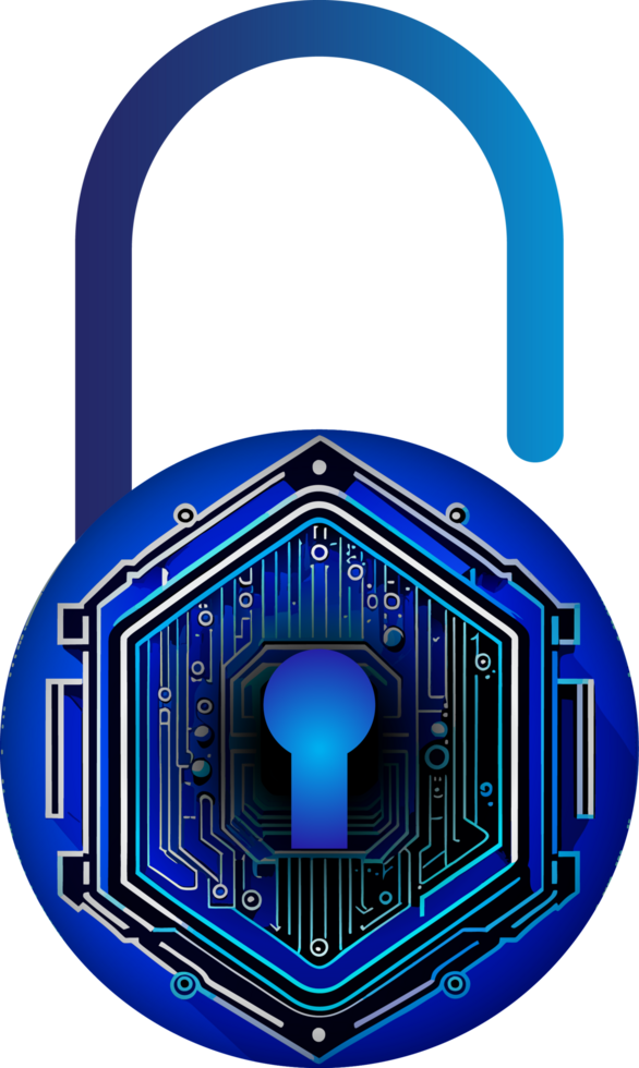 Modern Technology Cybersecurity Icon Crop-out png