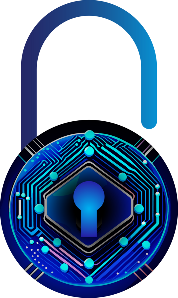 Modern Technology Cybersecurity Icon Crop-out png
