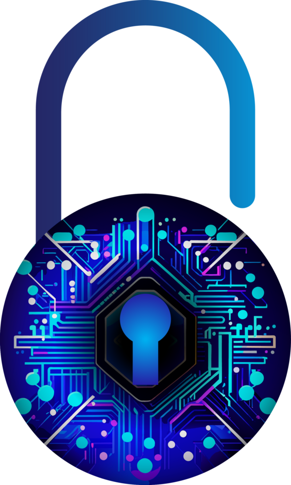 Modern Technology Cybersecurity Icon Crop-out png