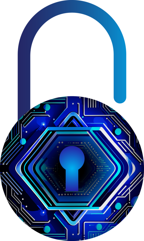 Modern Technology Cybersecurity Icon Crop-out png