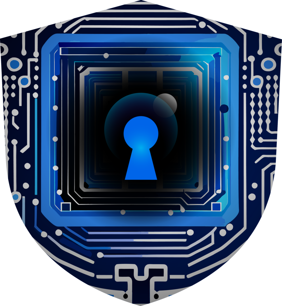 Modern Technology Cybersecurity Icon Crop-out png