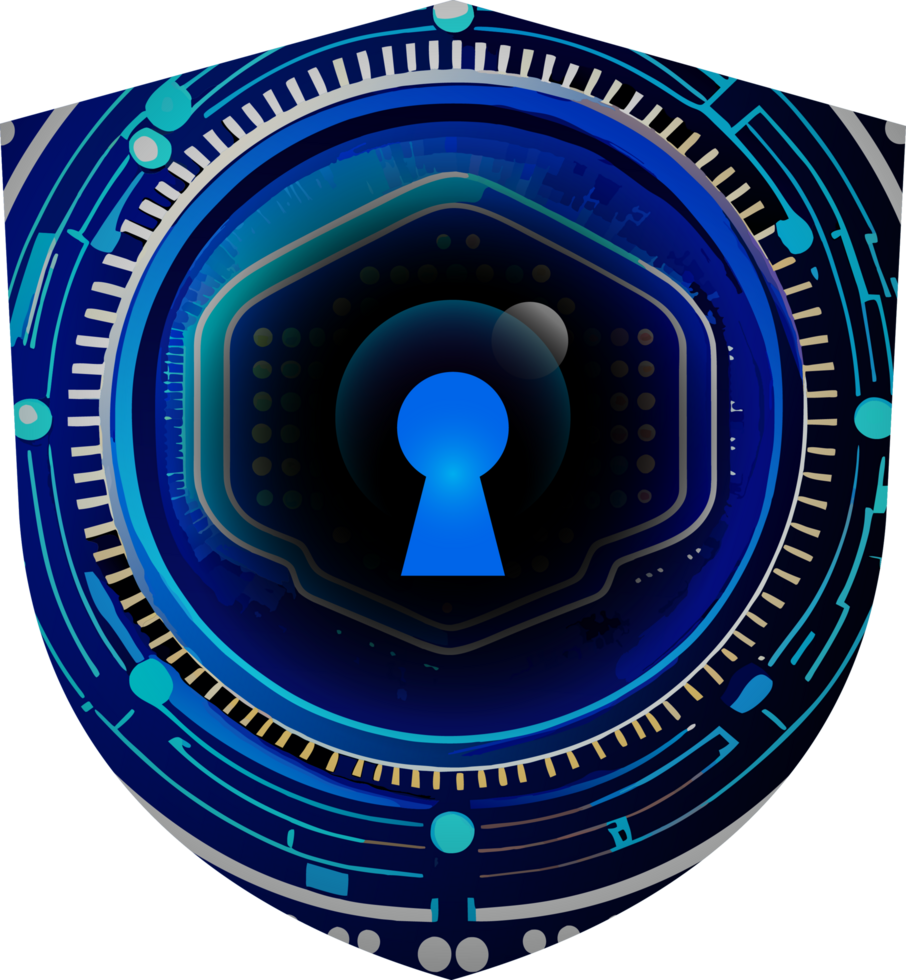 Modern Technology Cybersecurity Icon Crop-out png