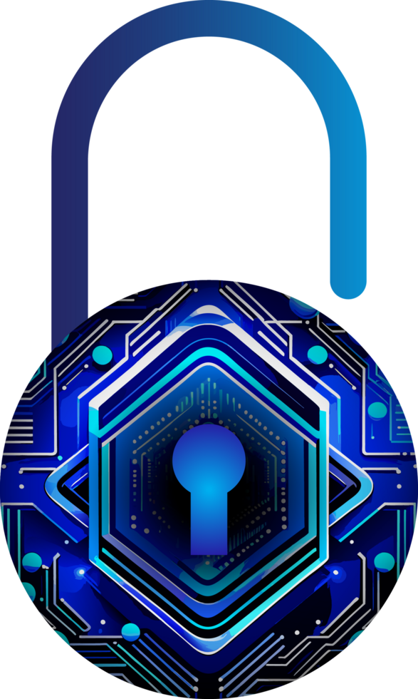 Modern Technology Cybersecurity Icon Crop-out png
