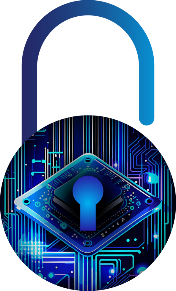 Modern Technology Cybersecurity Icon Crop-out png