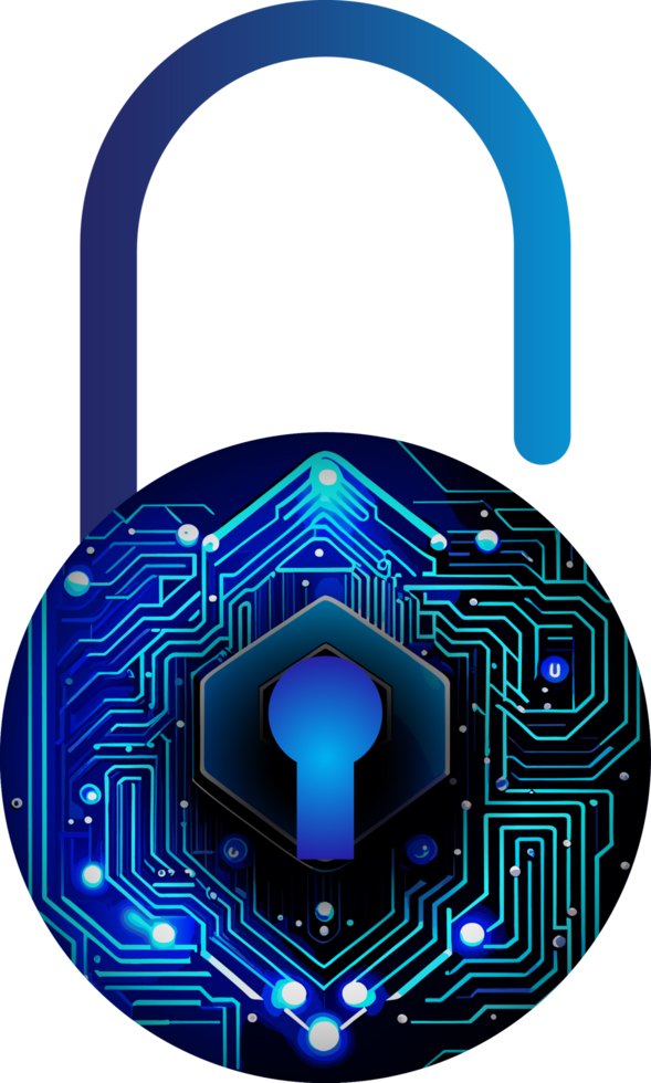 Modern Technology Cybersecurity Icon Crop-out png