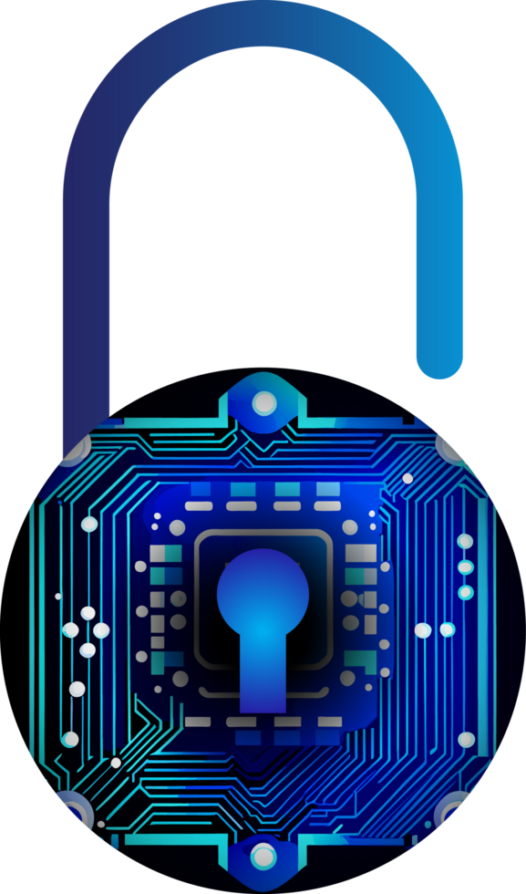 Modern Technology Cybersecurity Icon Crop-out png