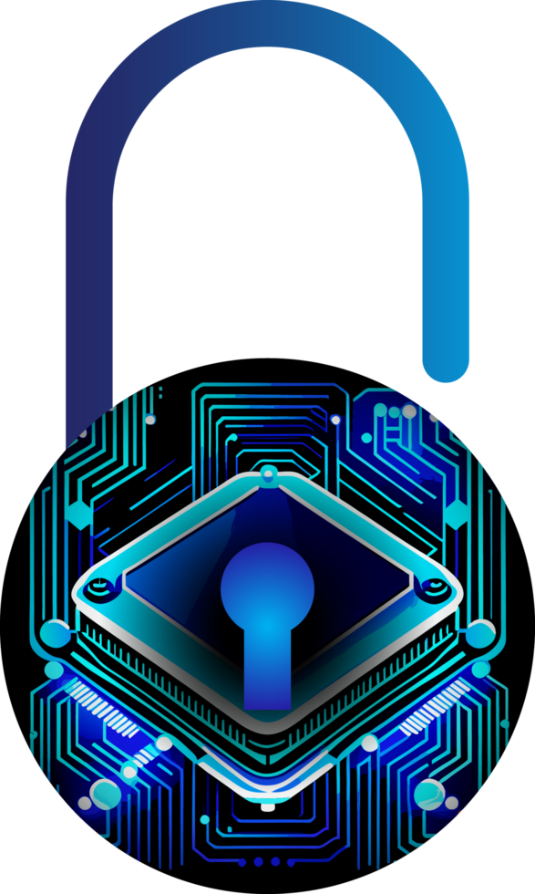 Modern Technology Cybersecurity Icon Crop-out png