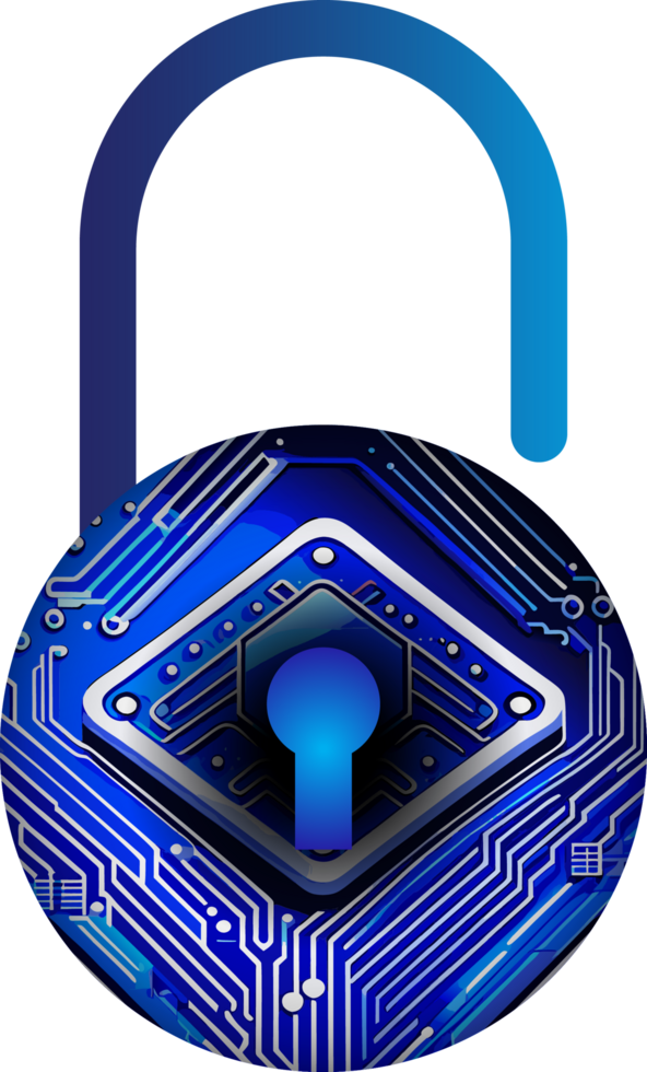 Modern Technology Cybersecurity Icon Crop-out png