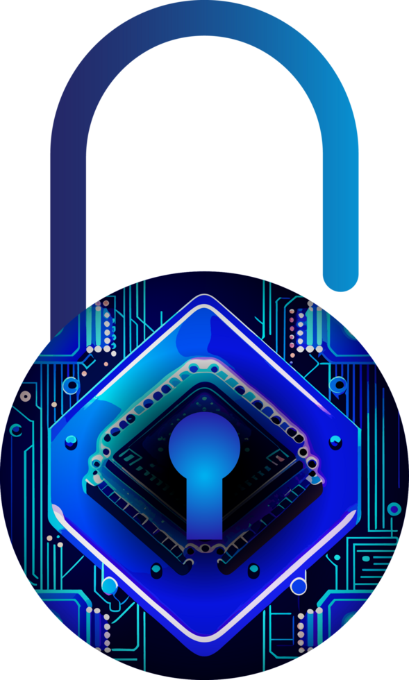 Modern Technology Cybersecurity Icon Crop-out png