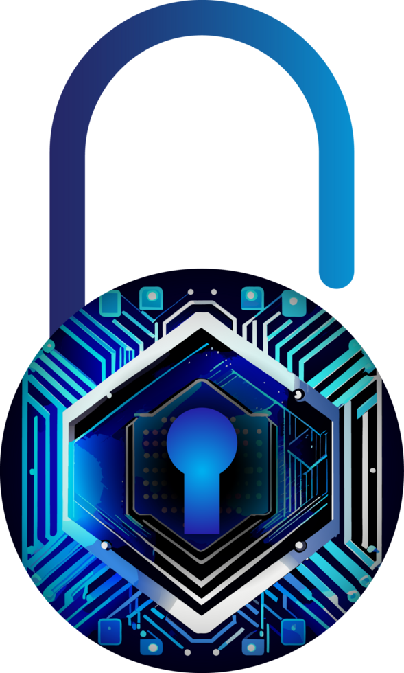 Modern Technology Cybersecurity Icon Crop-out png