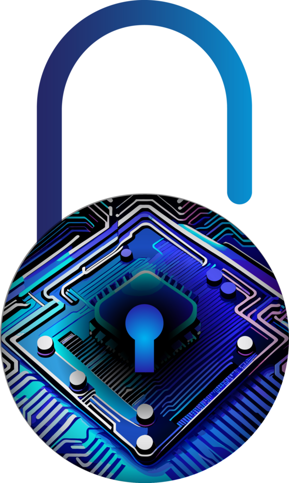 Modern Technology Cybersecurity Icon Crop-out png
