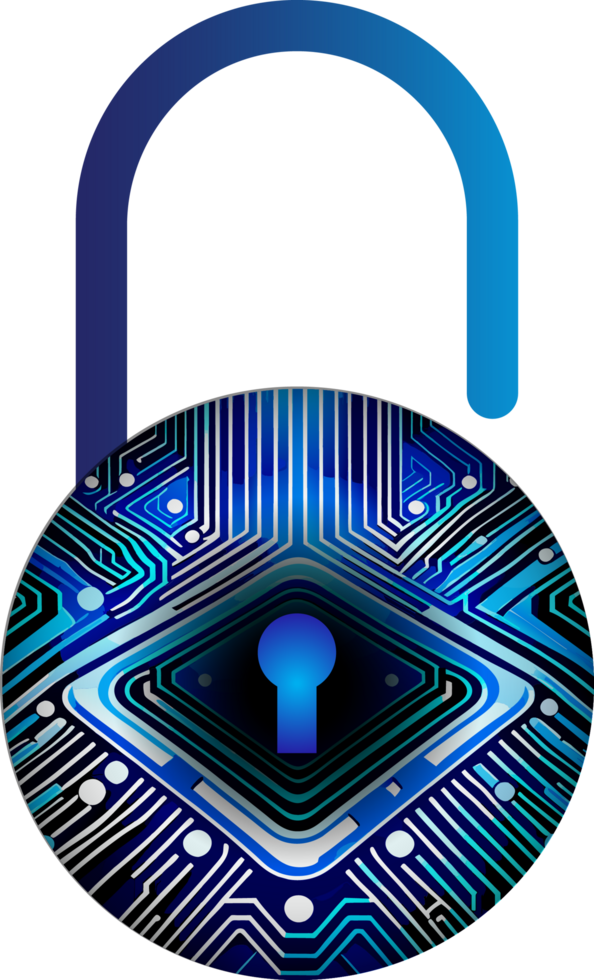 Modern Technology Cybersecurity Icon Crop-out png