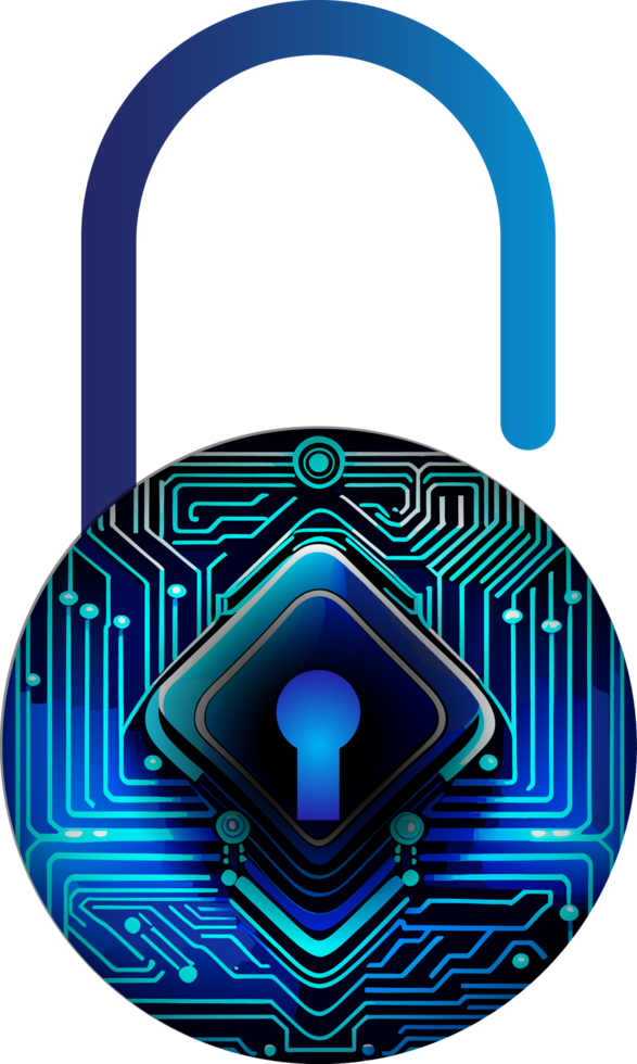 Modern Technology Cybersecurity Icon Crop-out png