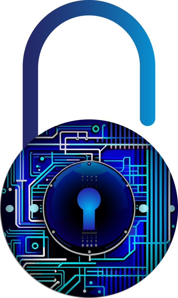 Modern Technology Cybersecurity Icon Crop-out png