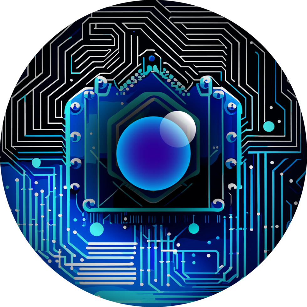 Modern Technology Cybersecurity Icon Crop-out png