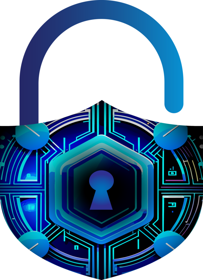 Modern Technology Cybersecurity Icon Crop-out png