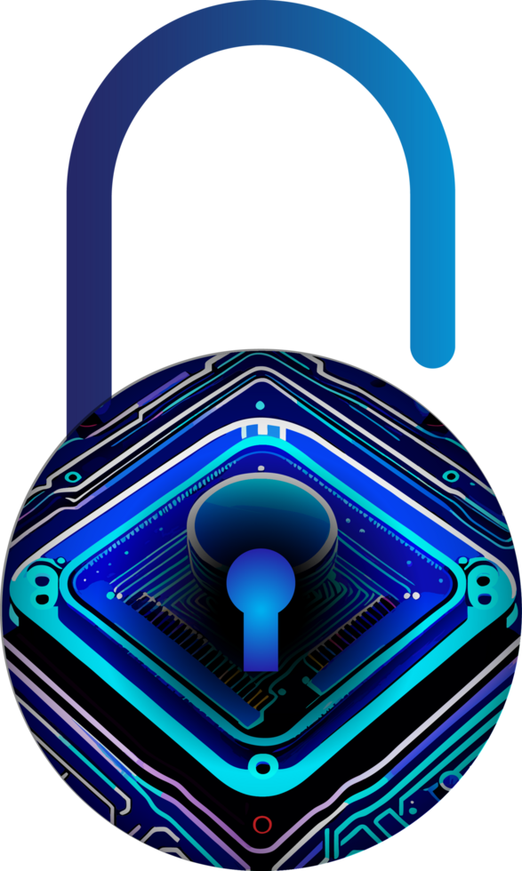 Modern Technology Cybersecurity Icon Crop-out png