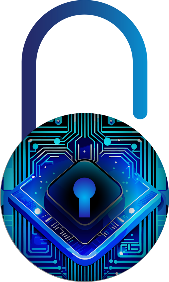 Modern Technology Cybersecurity Icon Crop-out png