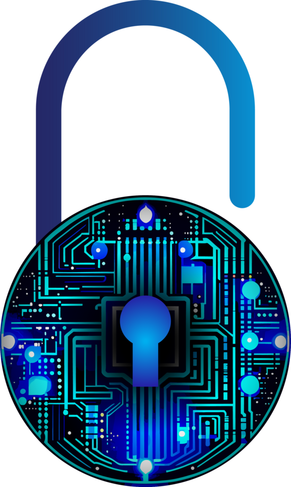 Modern Technology Cybersecurity Icon Crop-out png