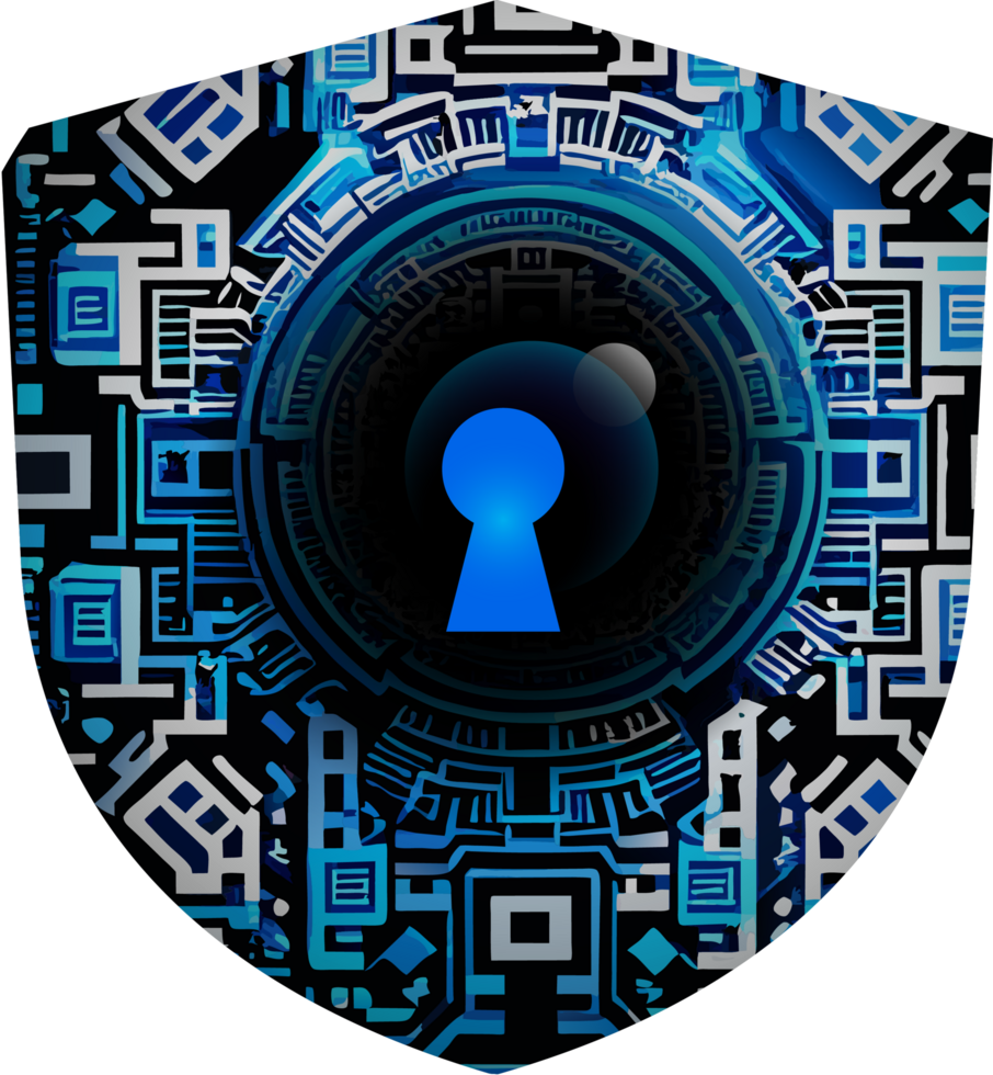 Modern Technology Cybersecurity Icon Crop-out png