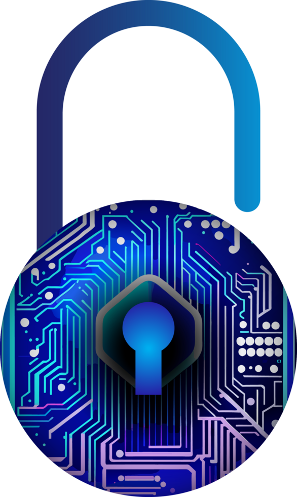 Modern Technology Cybersecurity Icon Crop-out png