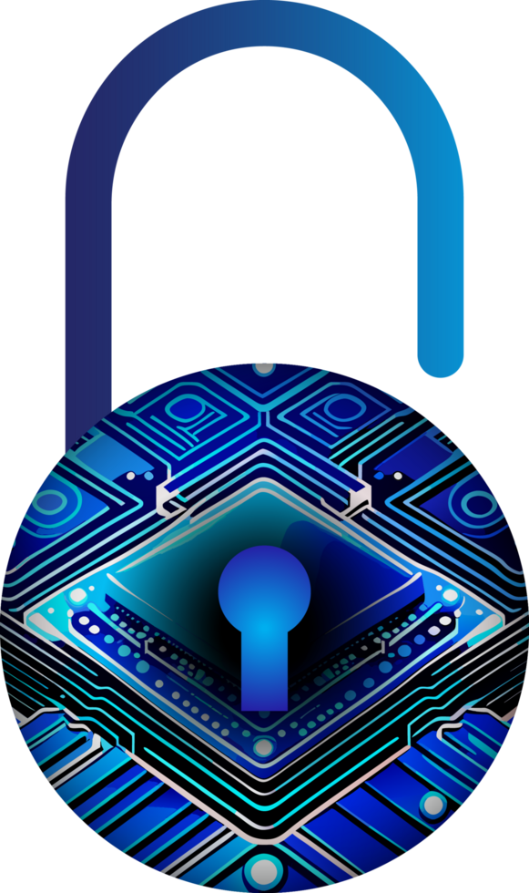 Modern Technology Cybersecurity Icon Crop-out png