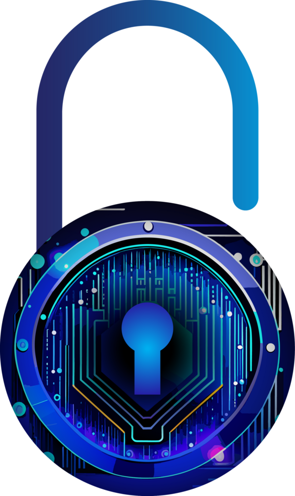 Modern Technology Cybersecurity Icon Crop-out png