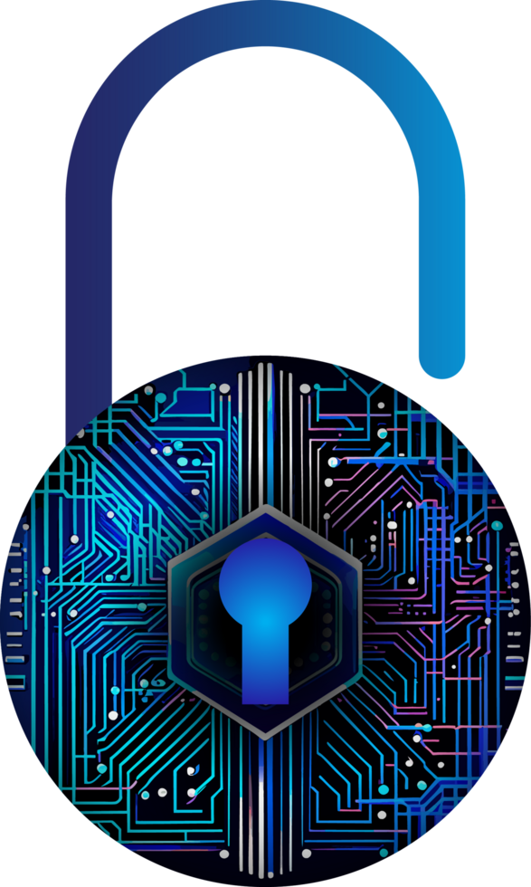 Modern Technology Cybersecurity Icon Crop-out png