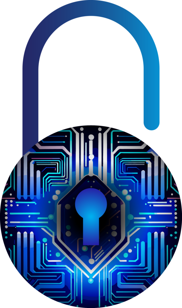 Modern Technology Cybersecurity Icon Crop-out png