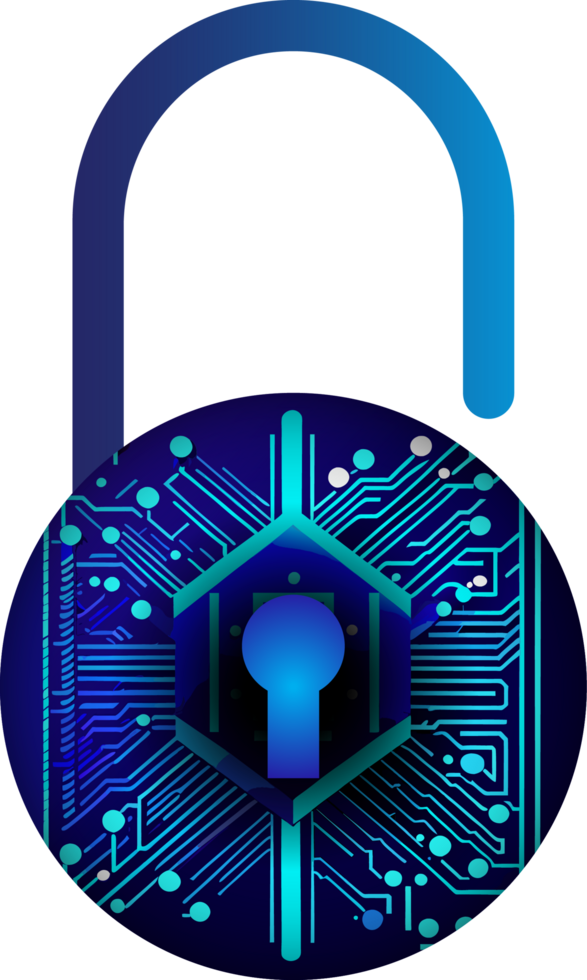 Modern Technology Cybersecurity Icon Crop-out png