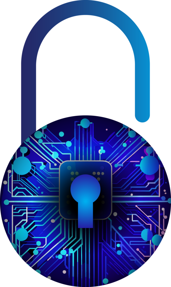 Modern Technology Cybersecurity Icon Crop-out png