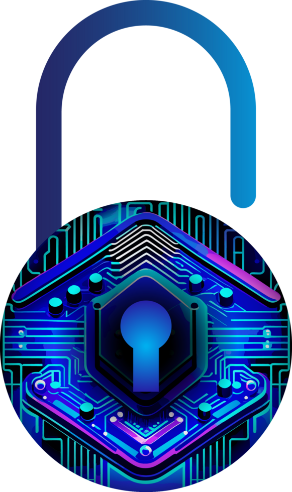 Modern Technology Cybersecurity Icon Crop-out png
