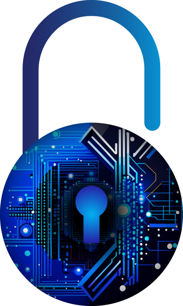 Modern Technology Cybersecurity Icon Crop-out png