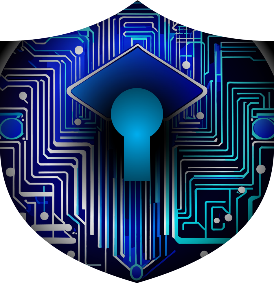 Modern Technology Cybersecurity Icon Crop-out png
