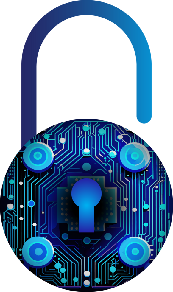 Modern Technology Cybersecurity Icon Crop-out png