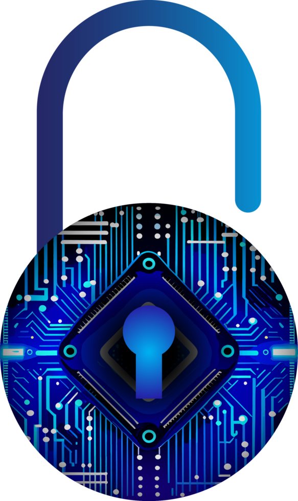 Modern Technology Cybersecurity Icon Crop-out png