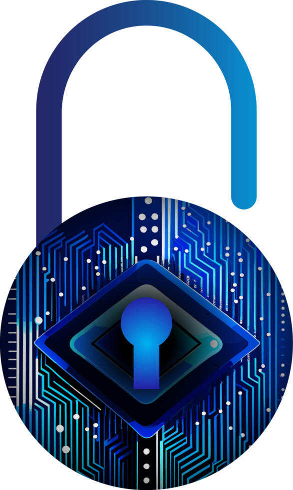 Modern Technology Cybersecurity Icon Crop-out png