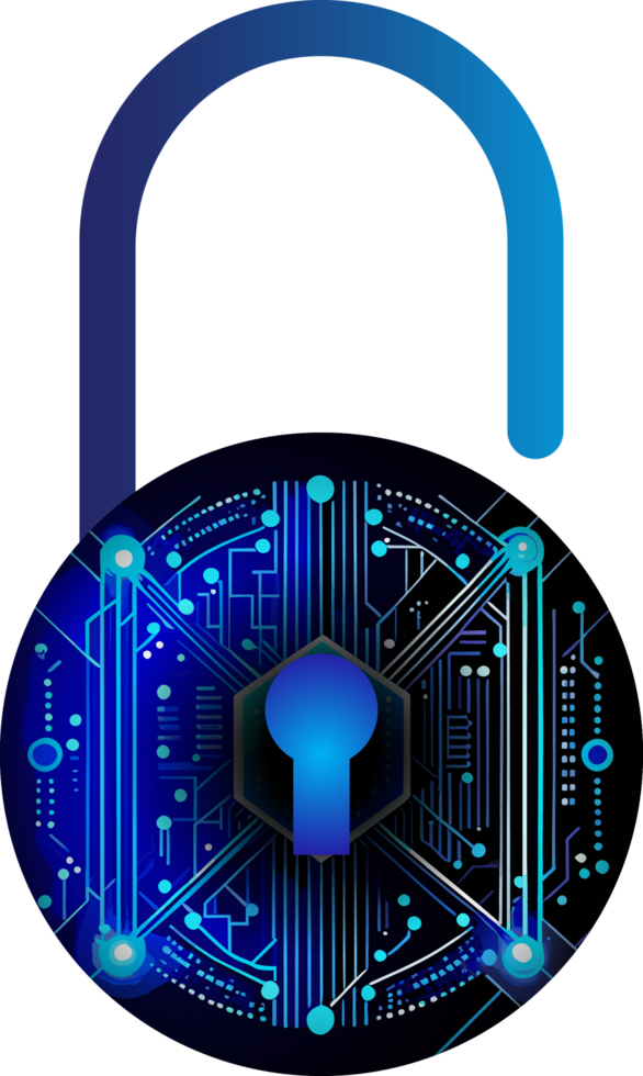 Modern Technology Cybersecurity Icon Crop-out png