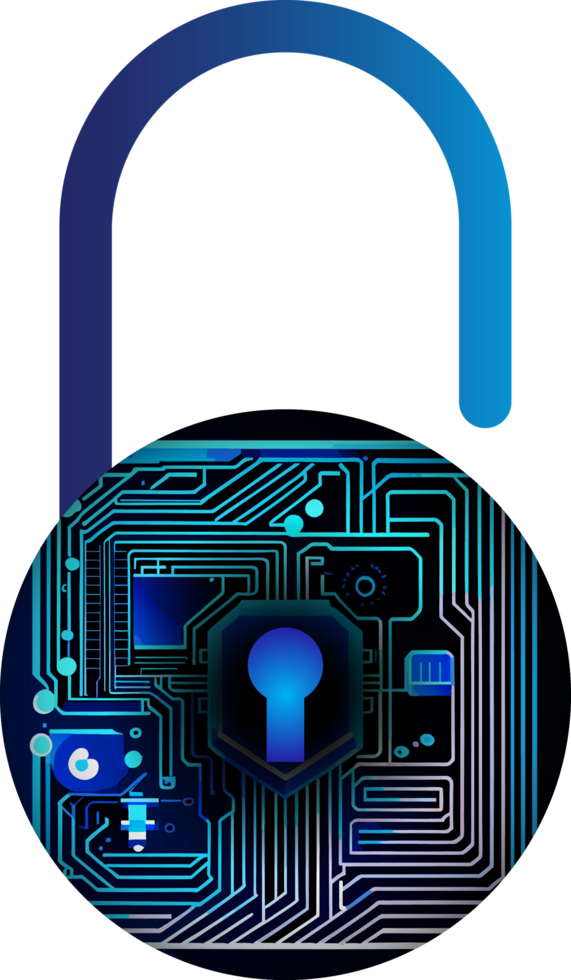 Modern Technology Cybersecurity Icon Crop-out png
