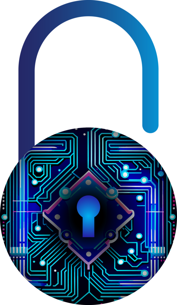 Modern Technology Cybersecurity Icon Crop-out png