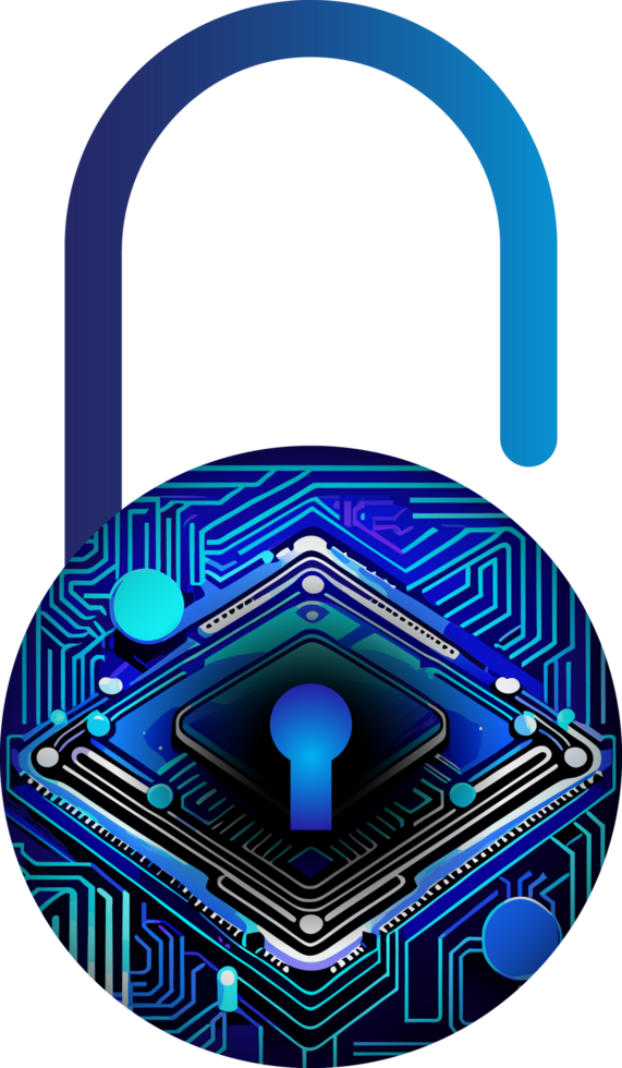 Modern Technology Cybersecurity Icon Crop-out png