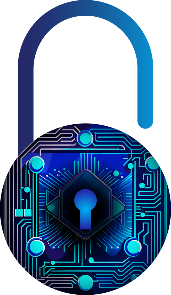 Modern Technology Cybersecurity Icon Crop-out png