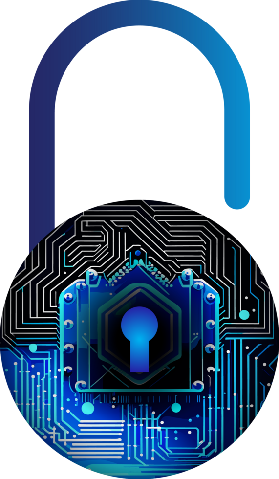 Modern Technology Cybersecurity Icon Crop-out png