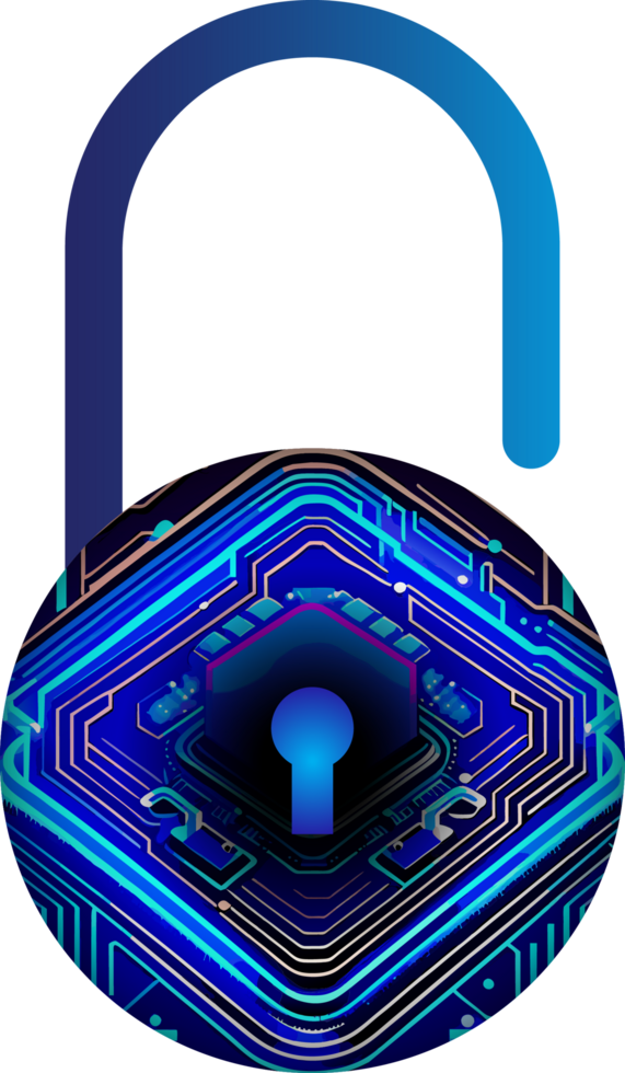 Modern Technology Cybersecurity Icon Crop-out png