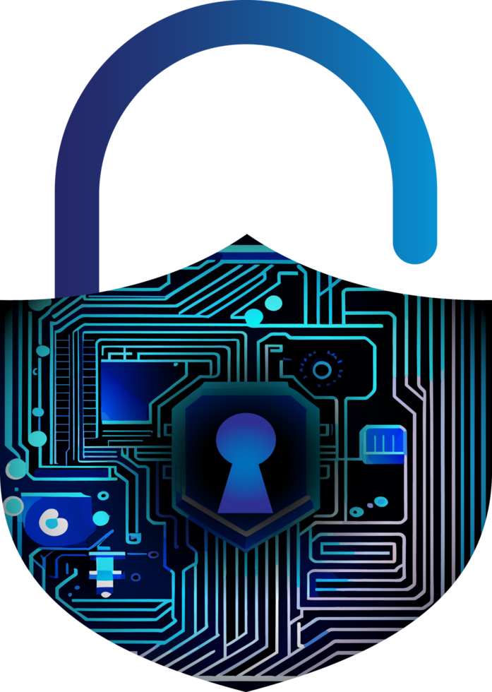 Modern Technology Cybersecurity Icon Crop-out png